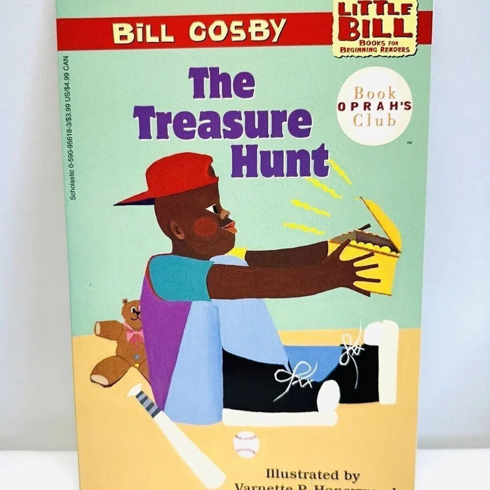 THE TREASURE HUNT Paperback Book Books for beginning Reading by Bill Cosby New